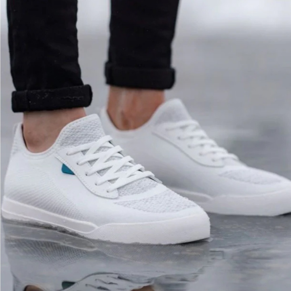 Vessi White Sneakers Lightweight and Waterproof